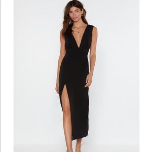 Nasty Gal black formal dress 2